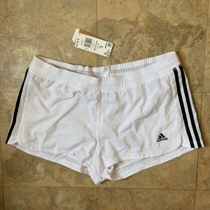 Adidas White Climalite Short
